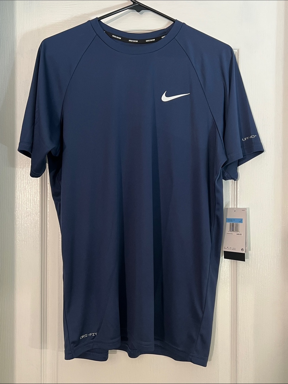 Nike Swim Hydroguard Essential Dri-FIT UV Shirt Men’s M Navy